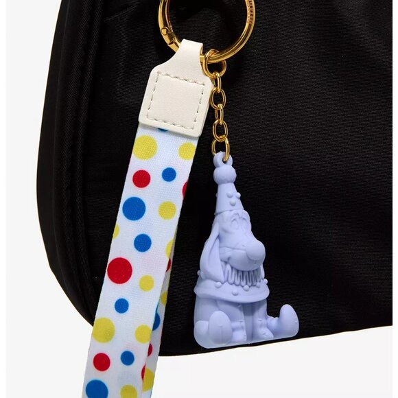 Loungefly Disney Eeyore Clown Wristlet Keychain - NWT - Picture 2 of 2